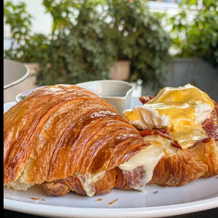 Croissant With Smoked Meat