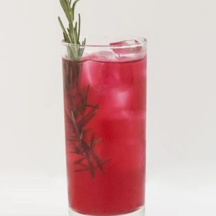 Blue butterfly tea, dragon fruit