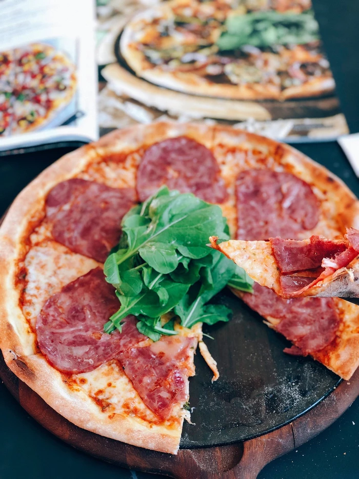 Smoked beef Meat Pizza