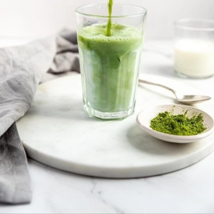 Ice Matcha Latte (vegan)