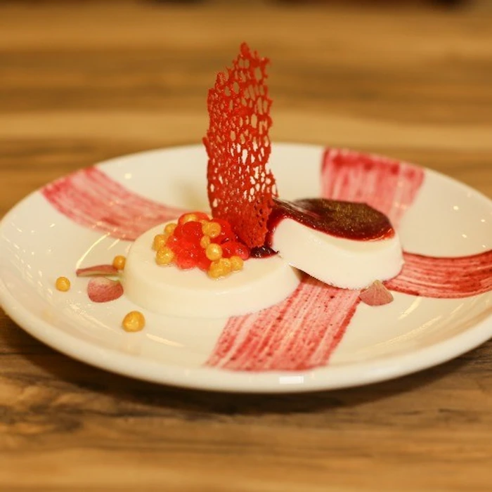 Panna Cotta With Kiren Sauce