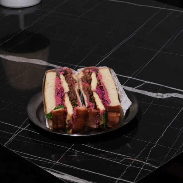 Beef + Humus Sando