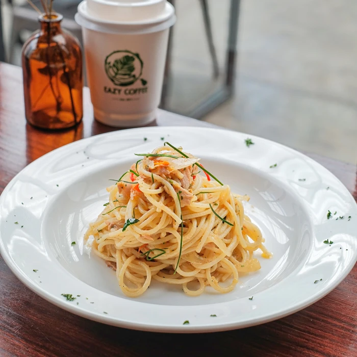 Aglio Olio Spicy Tuna Spaghetti 