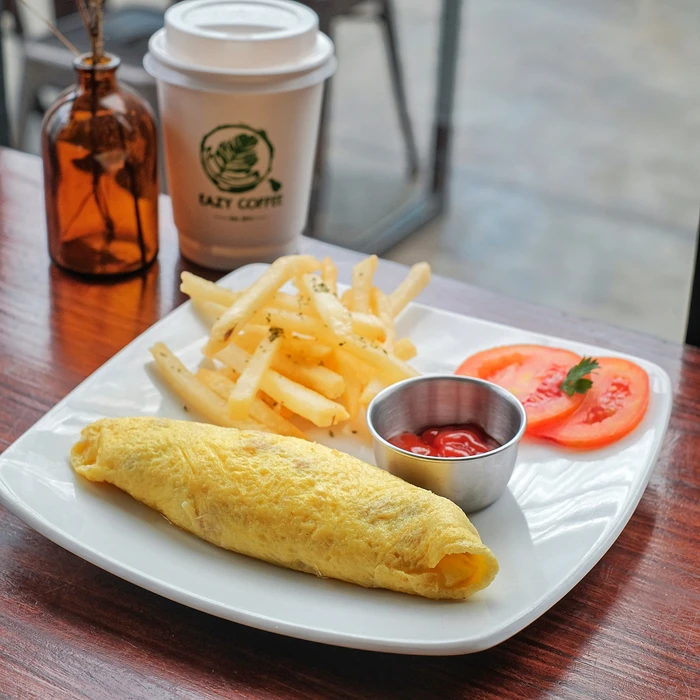 Cheese Sausage Omelette